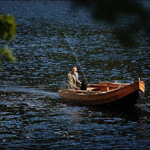 This fine shot was taken by top Scottish photographer Peter Sandground from between the oak trees on the right hand bank of the Newtyle Beat's Cottar Pool on the River Tay near Dunkeld.