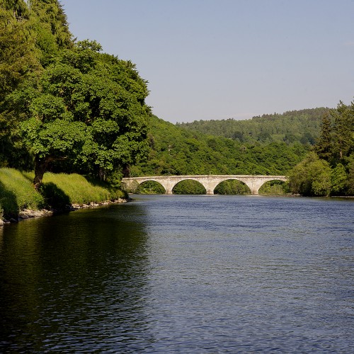 This historic bridge spans the River Tay at Dunkeld and was built over 200 Years ago. I often wonder how many salmon have swum under its arches during the same time frame.