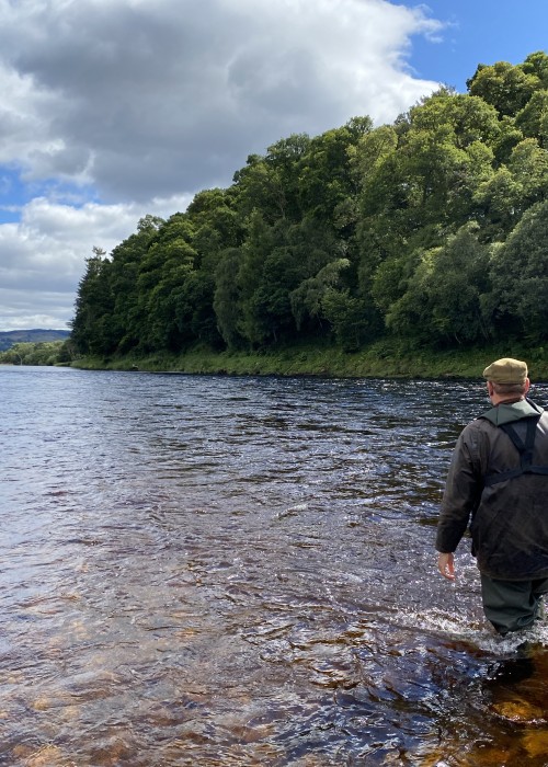 A River Tay Salmon Fisher