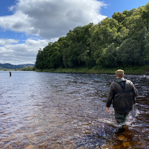 A River Tay Salmon Fisher